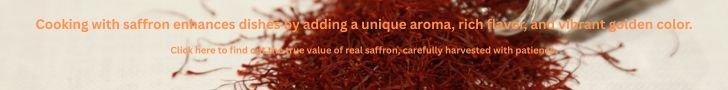 A leaderboard advertisement About cooking with saffron elevates everyday meals into rich,flavourful experiences